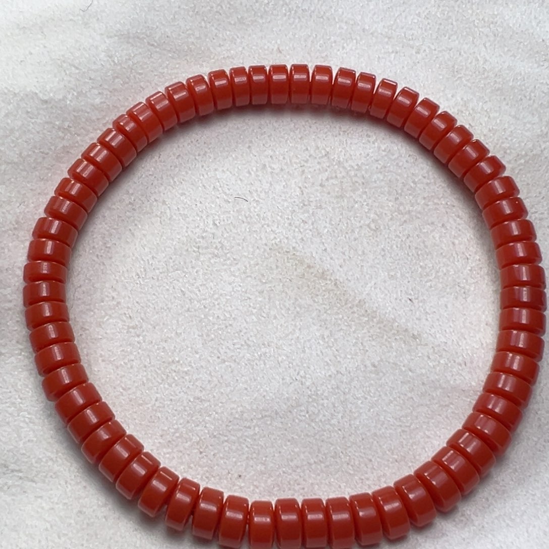 南红玛瑙手串未镶嵌