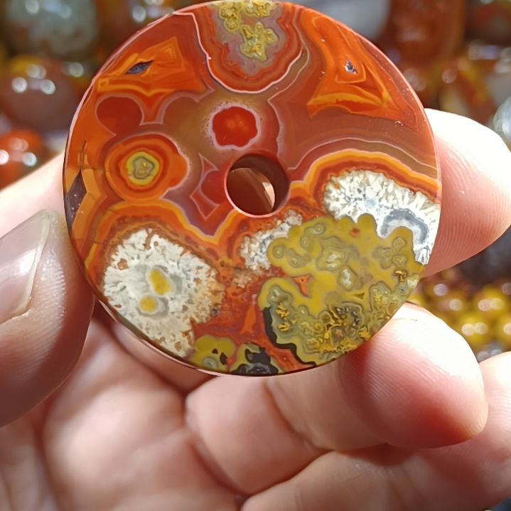 滴***君玛瑙/玉髓未镶嵌颈饰