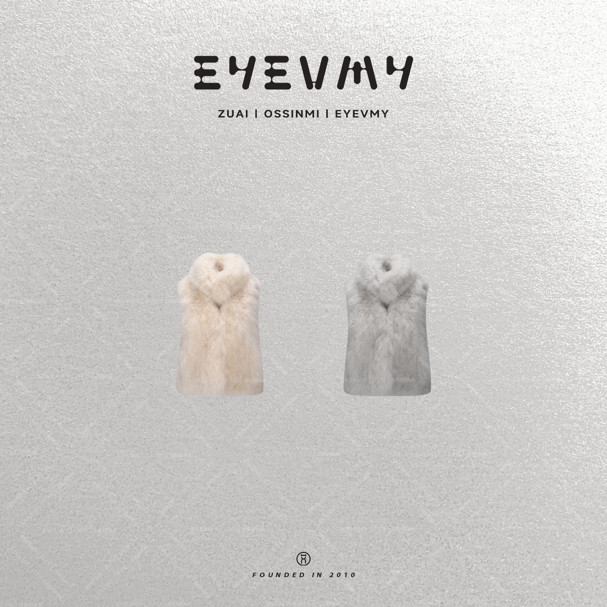 【稀奢BaBy帕什米纳马甲】100山羊绒可拆围脖软糯皮草WT54PWK013