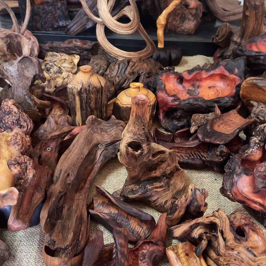 用***6花梨木类花瓶0050