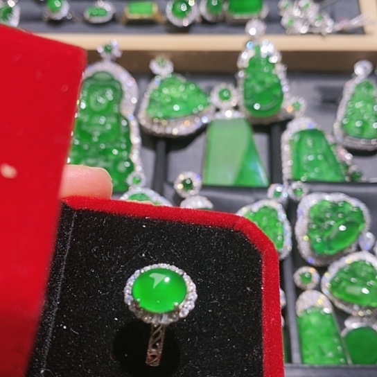 翡翠戒指未镶嵌戒指7