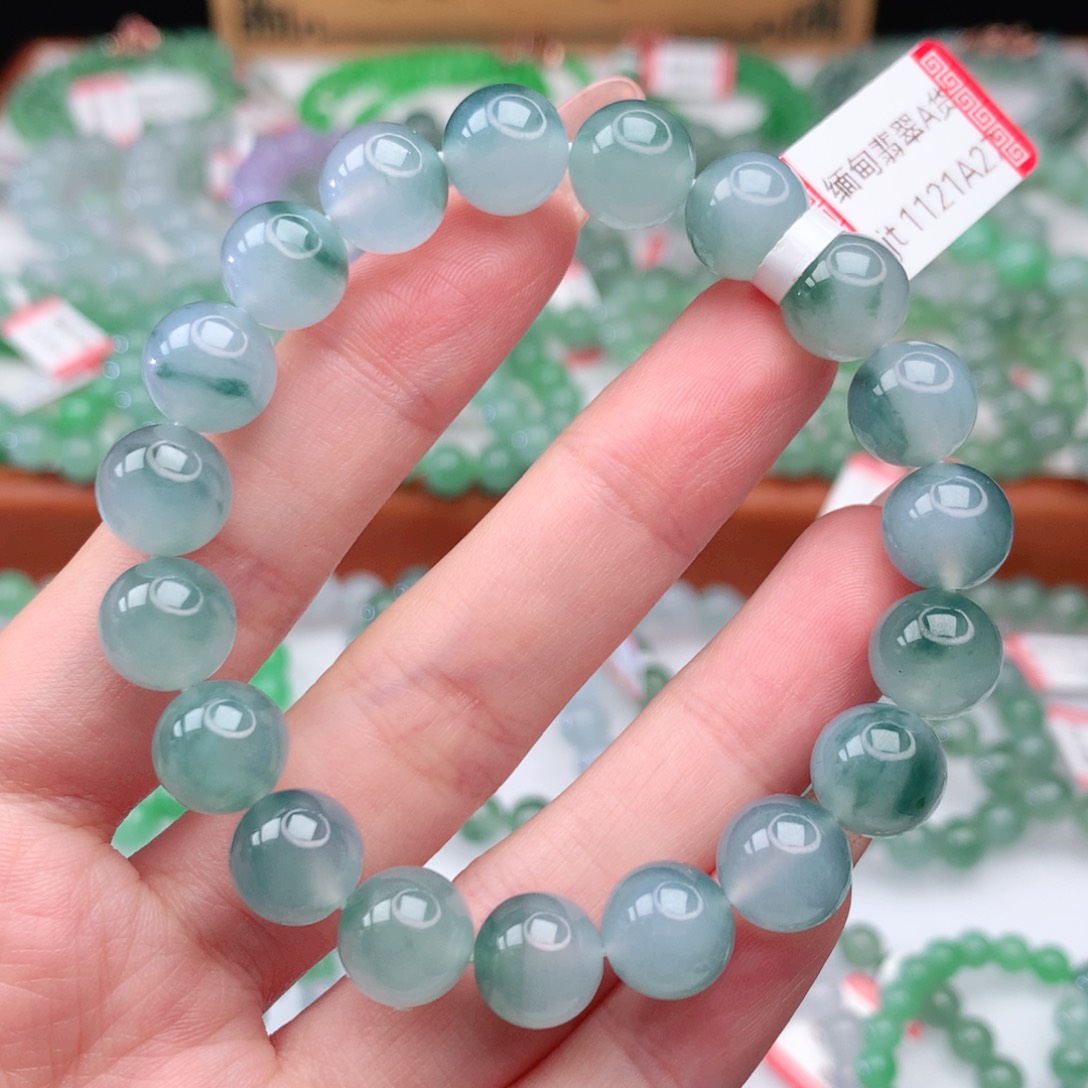 翡翠手链未镶嵌翡翠10mm