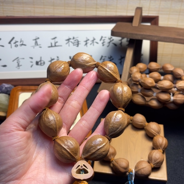 사***.橄榄核手串/手链22.30精品梅林铁核