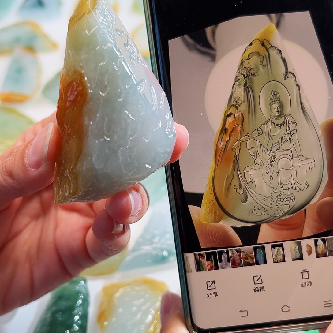 定制翡翠未镶嵌翡翠定制