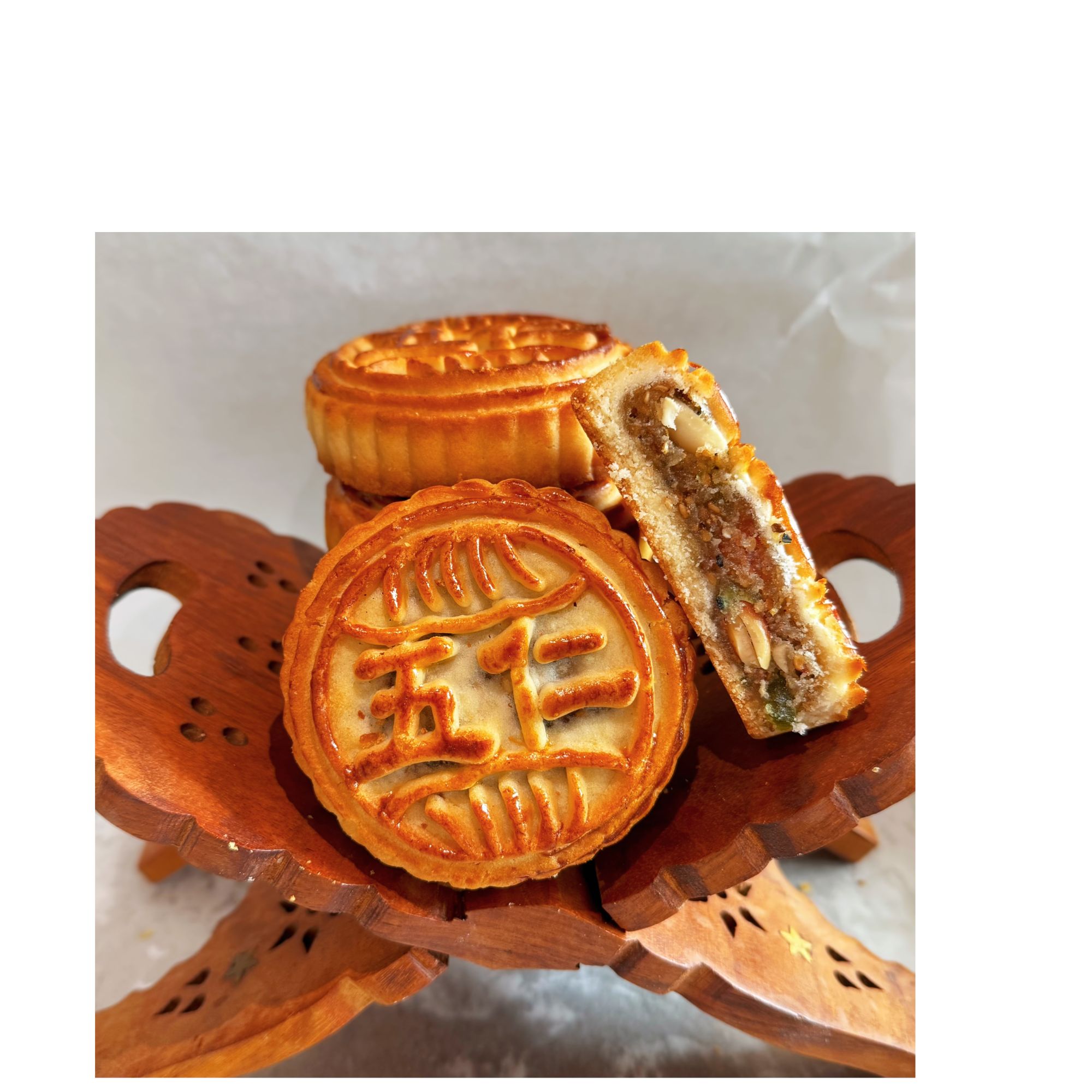清真西北特色提浆五仁月饼十个装