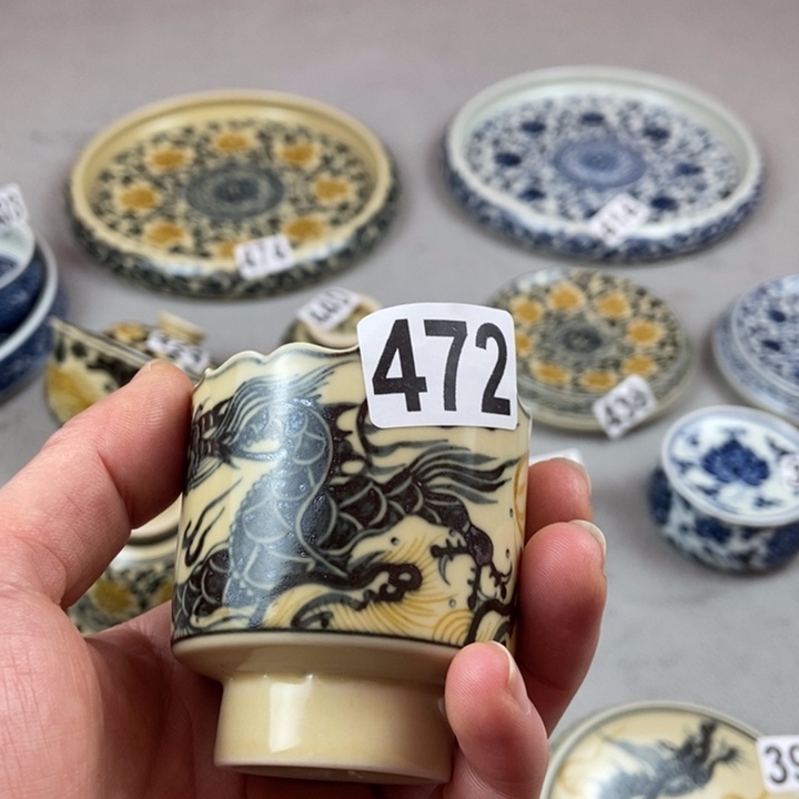 E***爹瓷片手工手绘手工制作