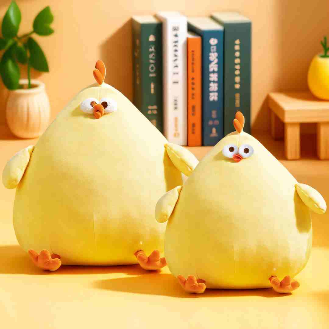 【萌鸡出没】名创优品正版dundun墩墩鸡毛绒公仔可爱解压萌趣礼物