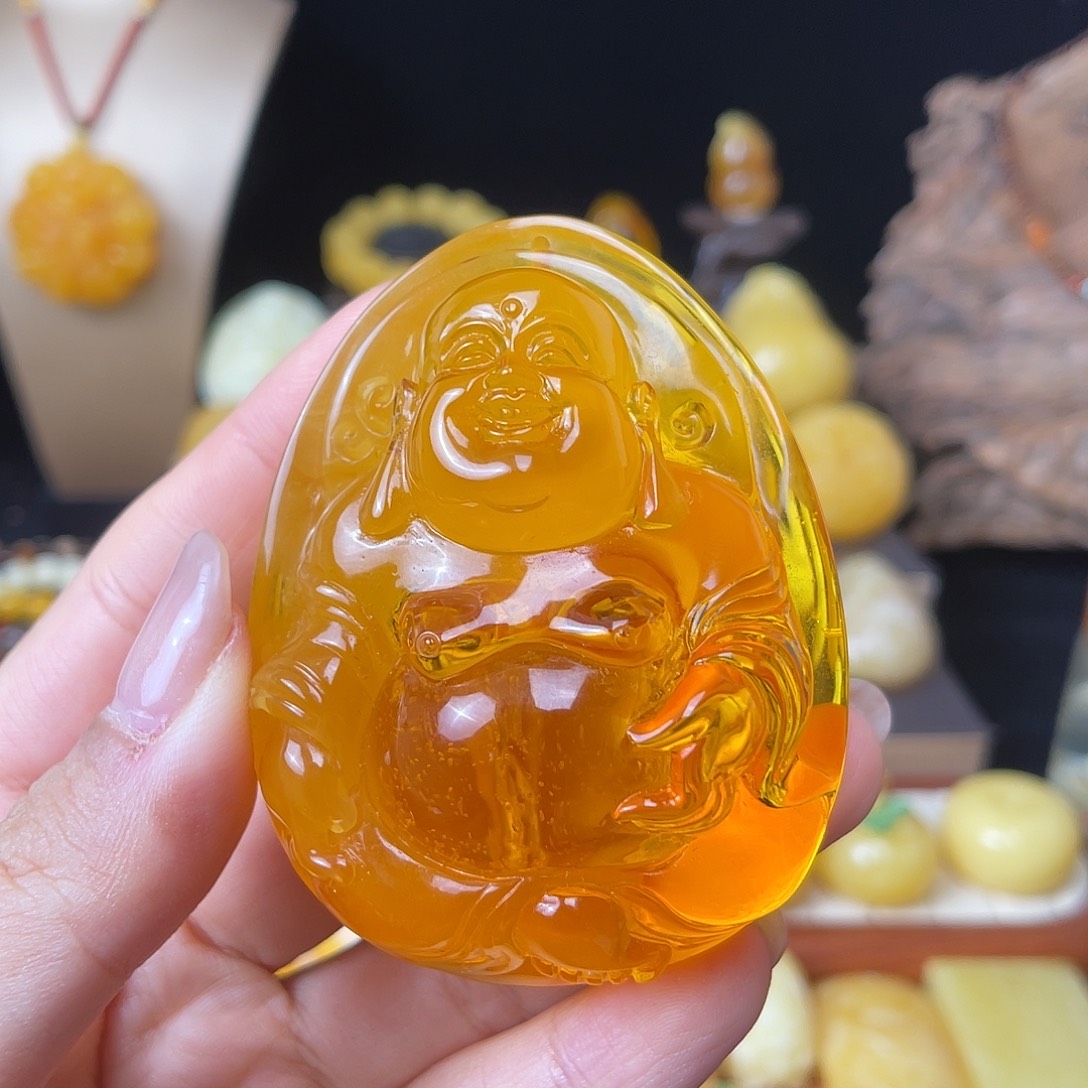 琥珀未镶嵌珠宝奇石