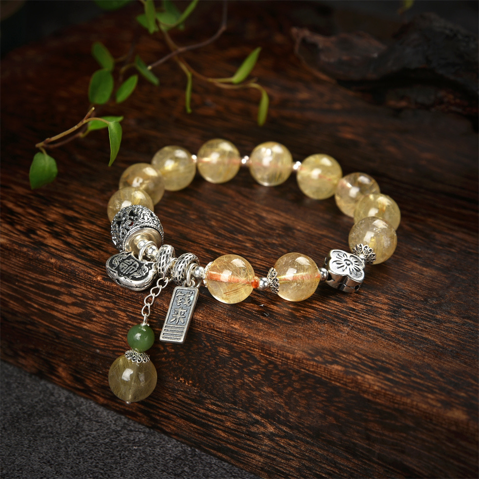 （桃）金发晶福袋钱来小清新单圈手链（多样性发货）