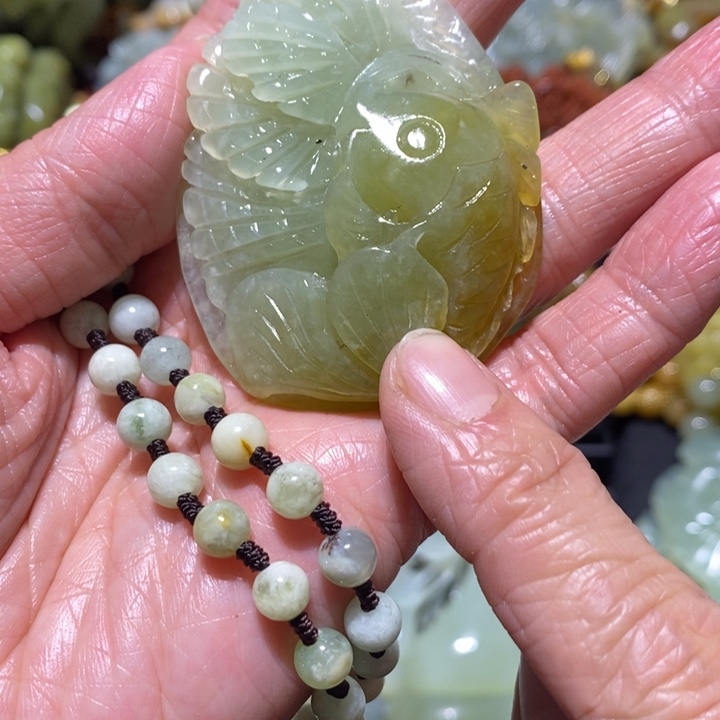 岫玉岫玉吊坠未镶嵌