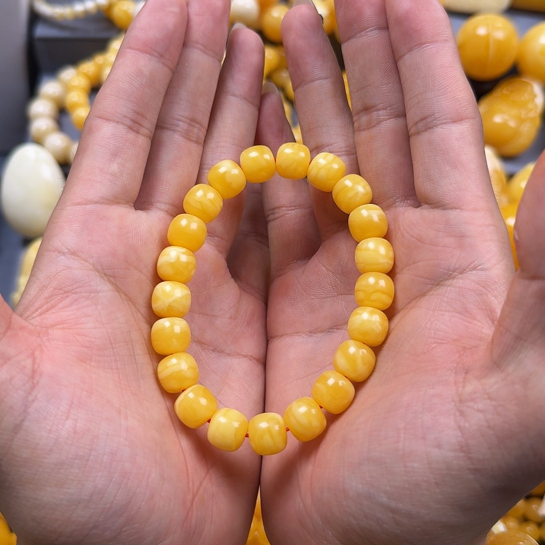 蜜蜡珠宝奇石未镶嵌同料11mm