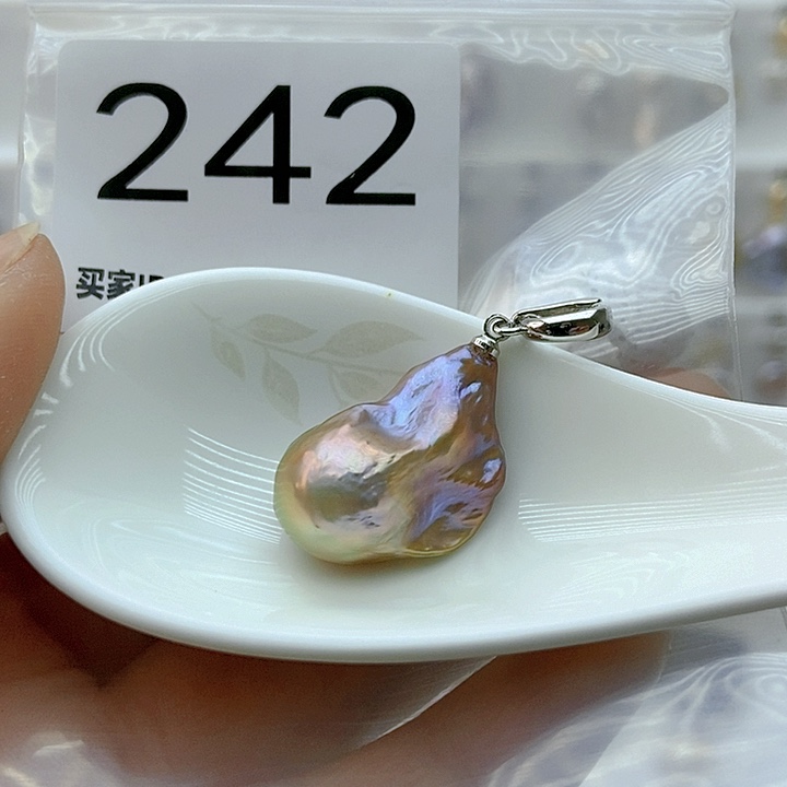 淡水珍珠颈饰银S925镶嵌