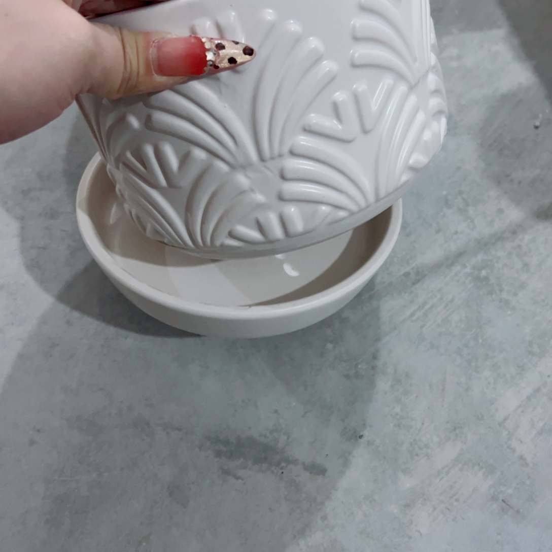 有孔，陶瓷花盆满10米包邮发货