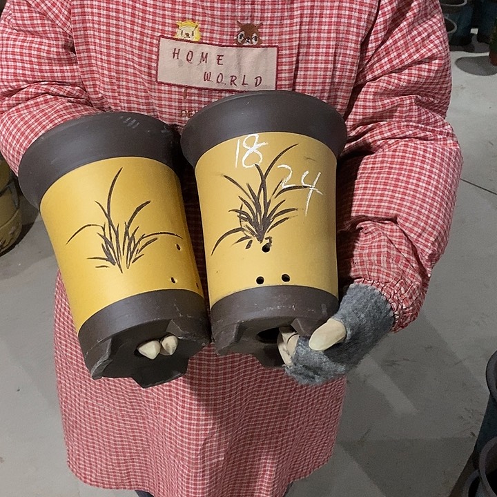 紫砂花盆紫砂花盆