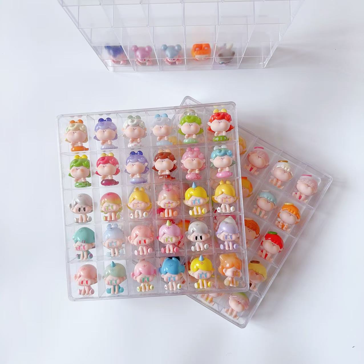 【30格收纳盒】适合阿玛莉莉丝天使小蛇大部分气宝噜噜狗萌粒防尘柜