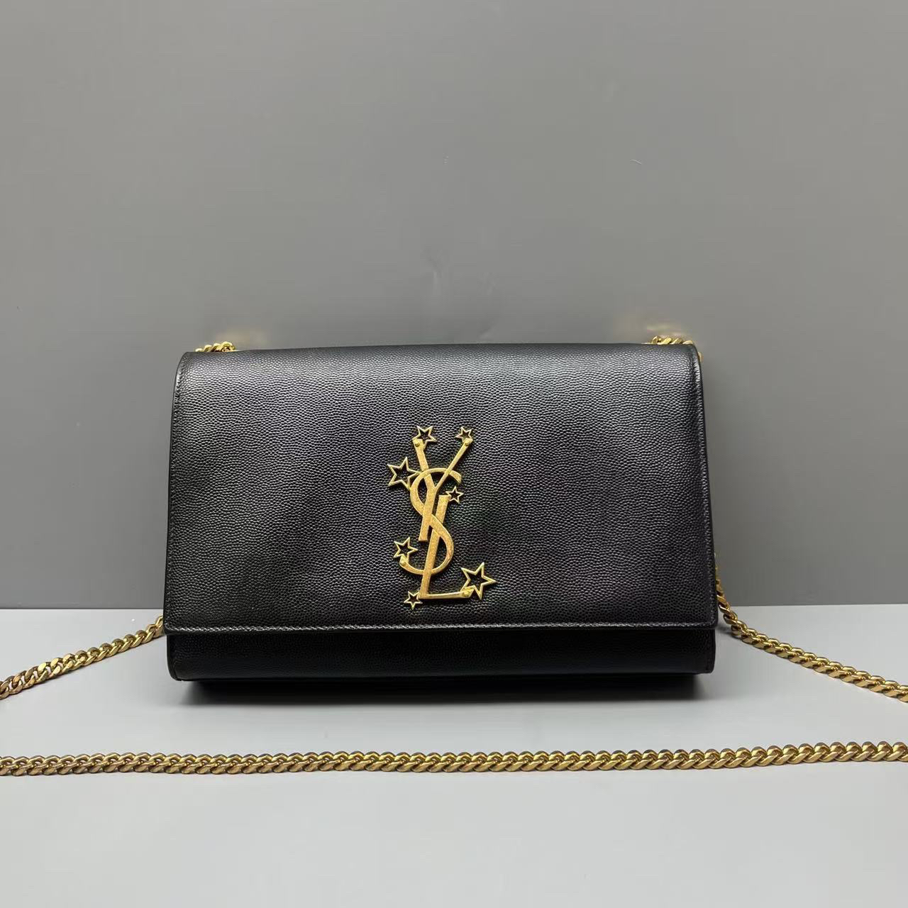 95新 YSL/圣罗兰 荔枝纹Kate中号链条包 尺寸24*15 SV16058