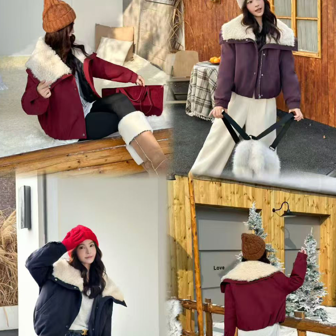 8008衣56冬季新款韩版宽松显瘦百搭加厚保暖棉服外套女短款棉衣