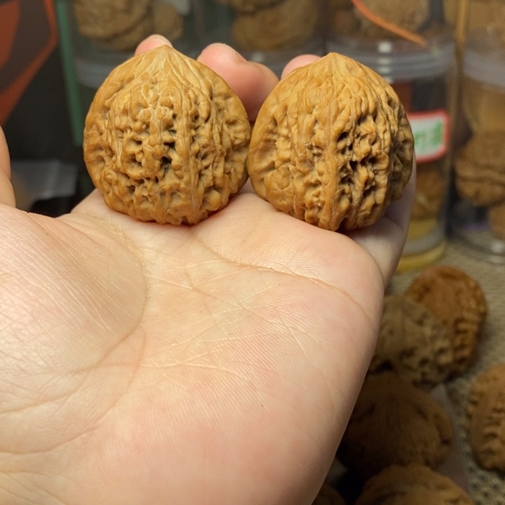 核桃手串/手链平谷凹底38全