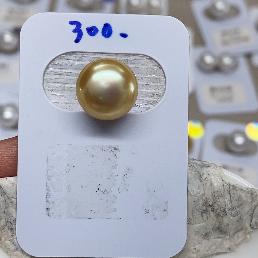 未镶嵌金珠海水珍珠