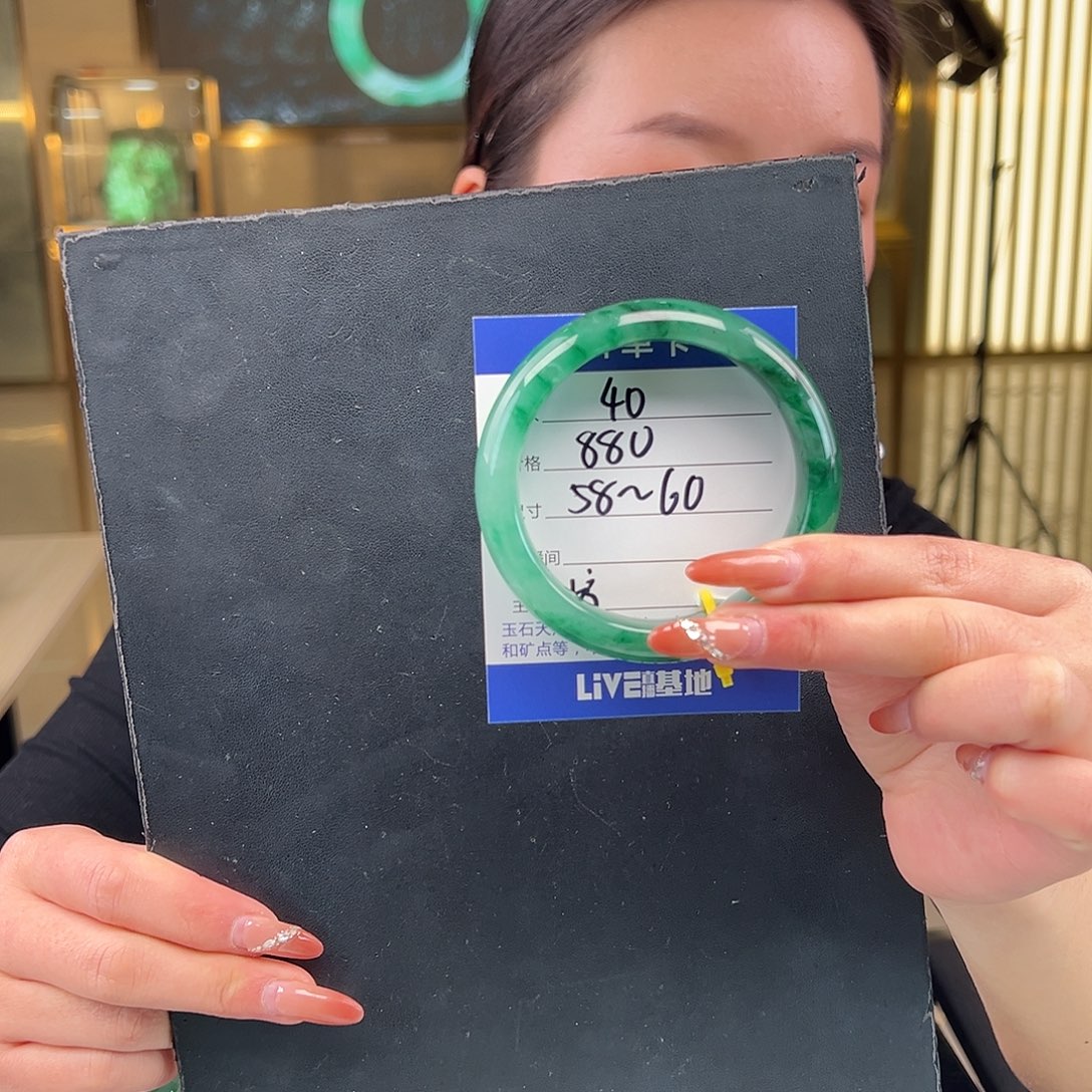 石英质玉手镯银S925镶嵌