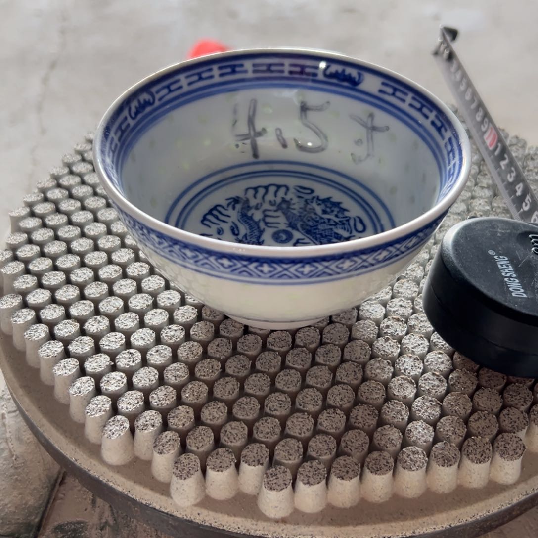 碗青花玲珑4.5寸，小饭碗