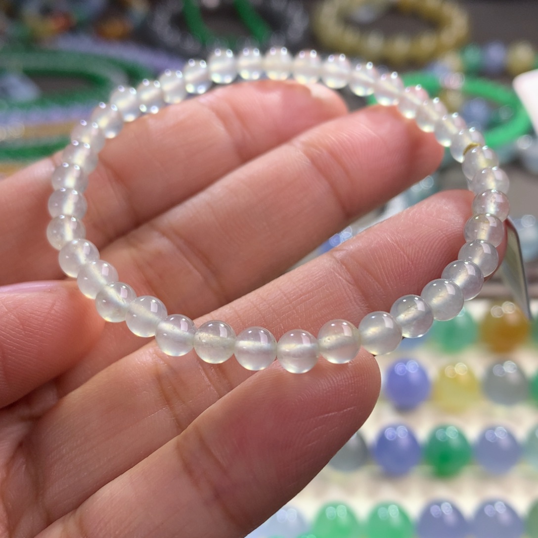 翡翠手链未镶嵌卡4.5