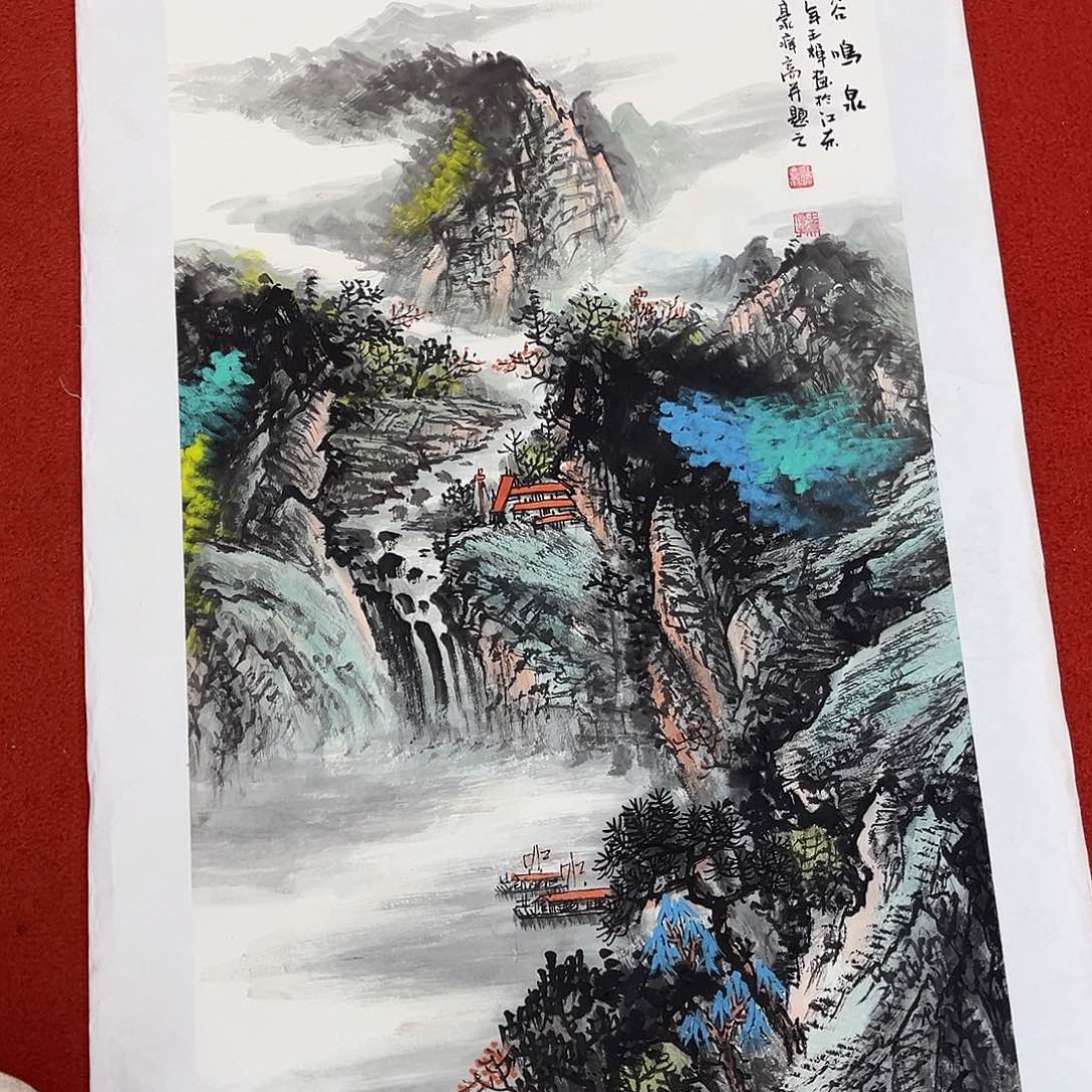 国画满艺字画手绘作品
