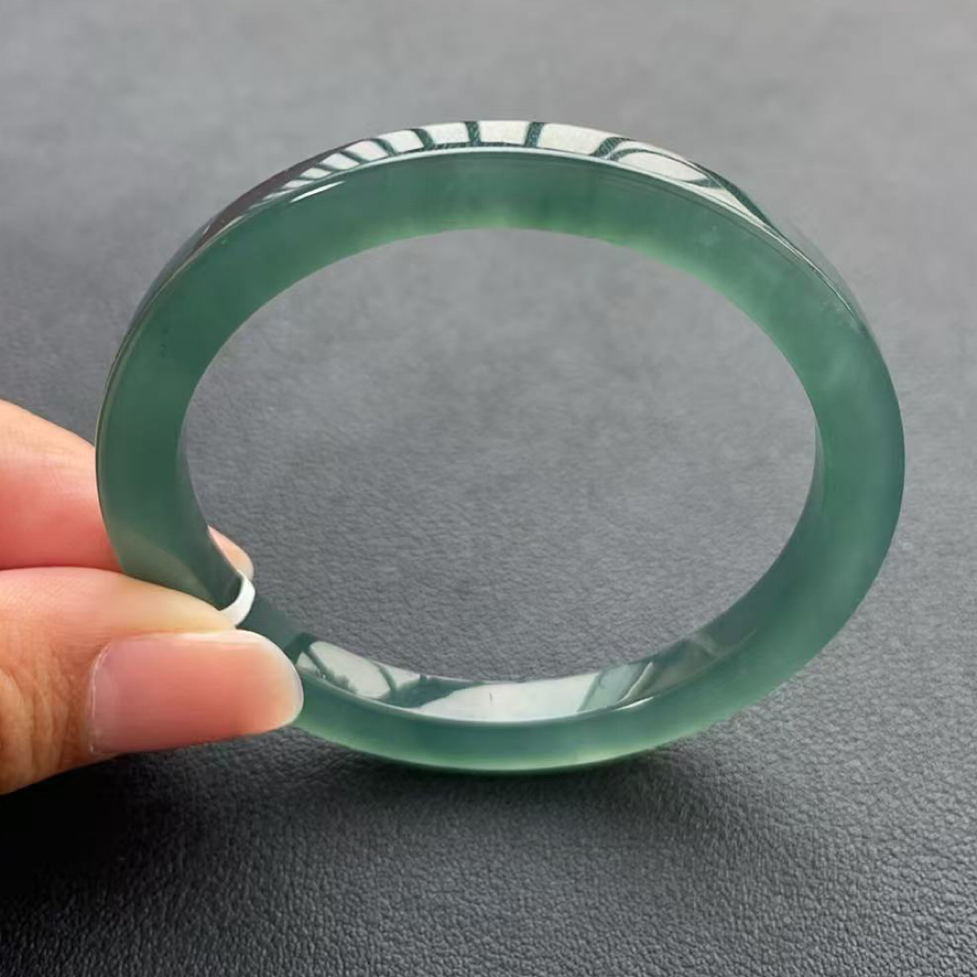 天然翡翠a货手镯