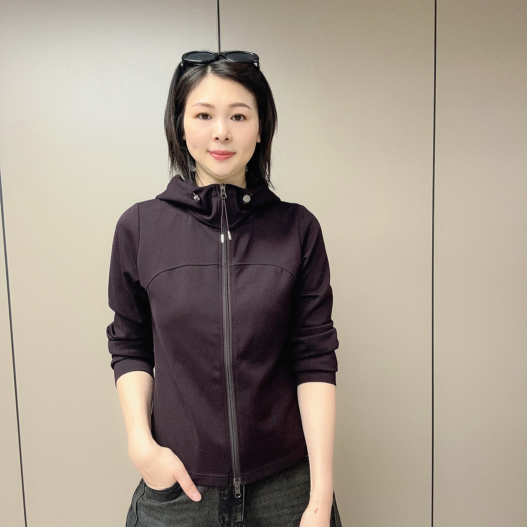 【魅力风】秋季连帽拉链显瘦百搭上衣5637款