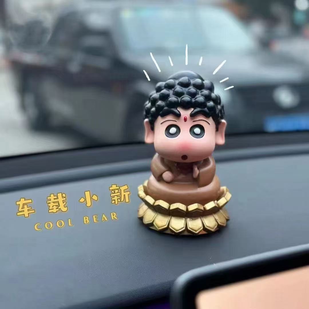 蜡笔小新 佛祖小新 动漫 手办 摆件