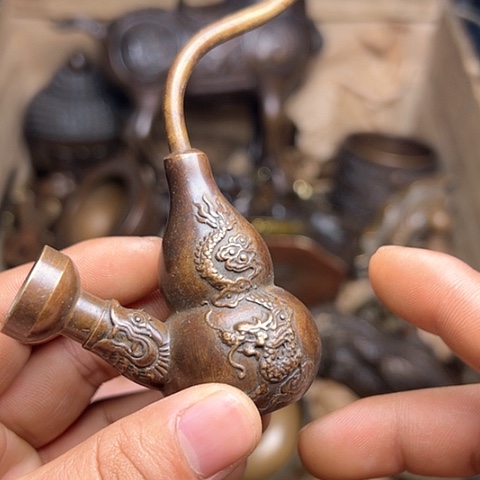 铜制工艺把玩摆件