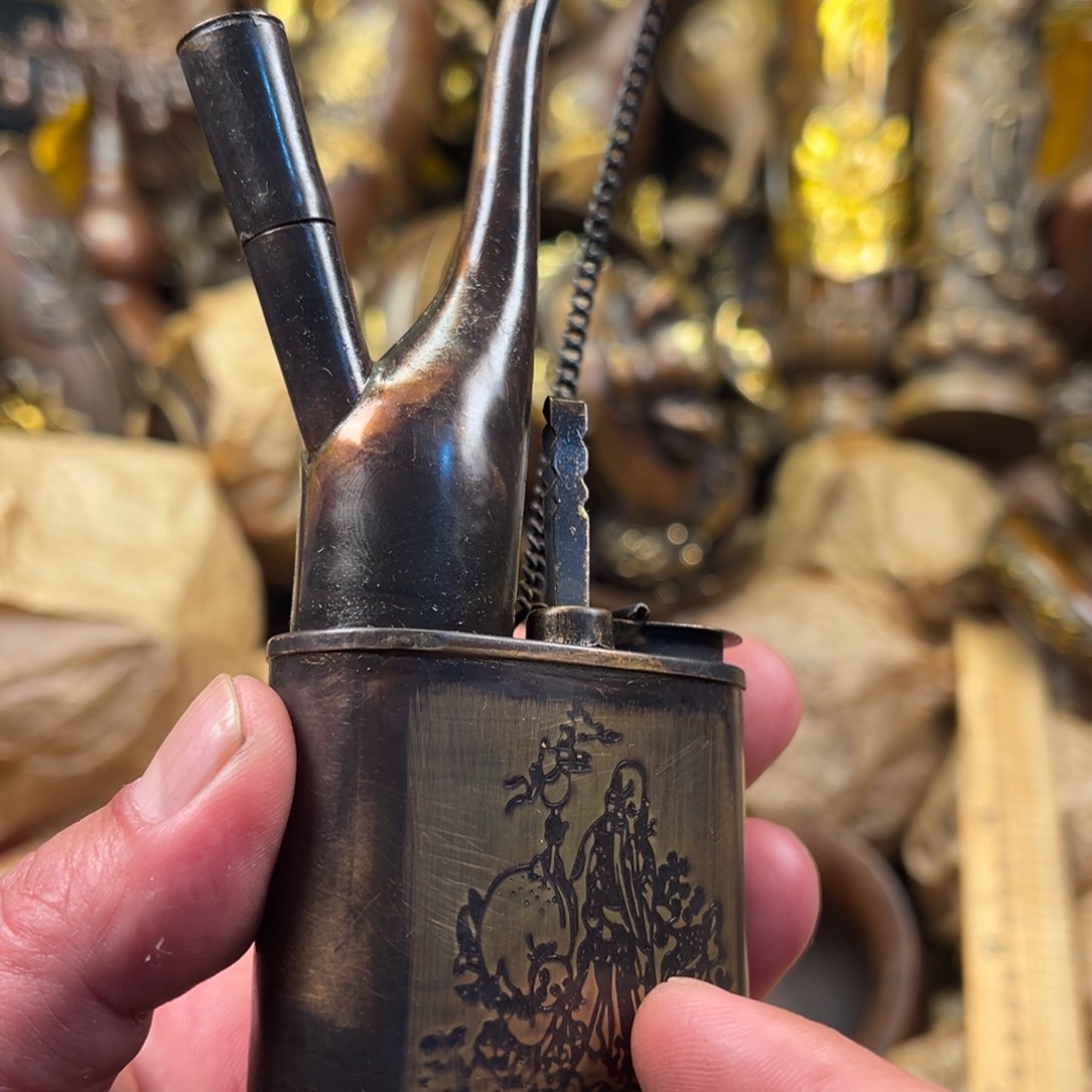 茶壶香炉铜器摆件