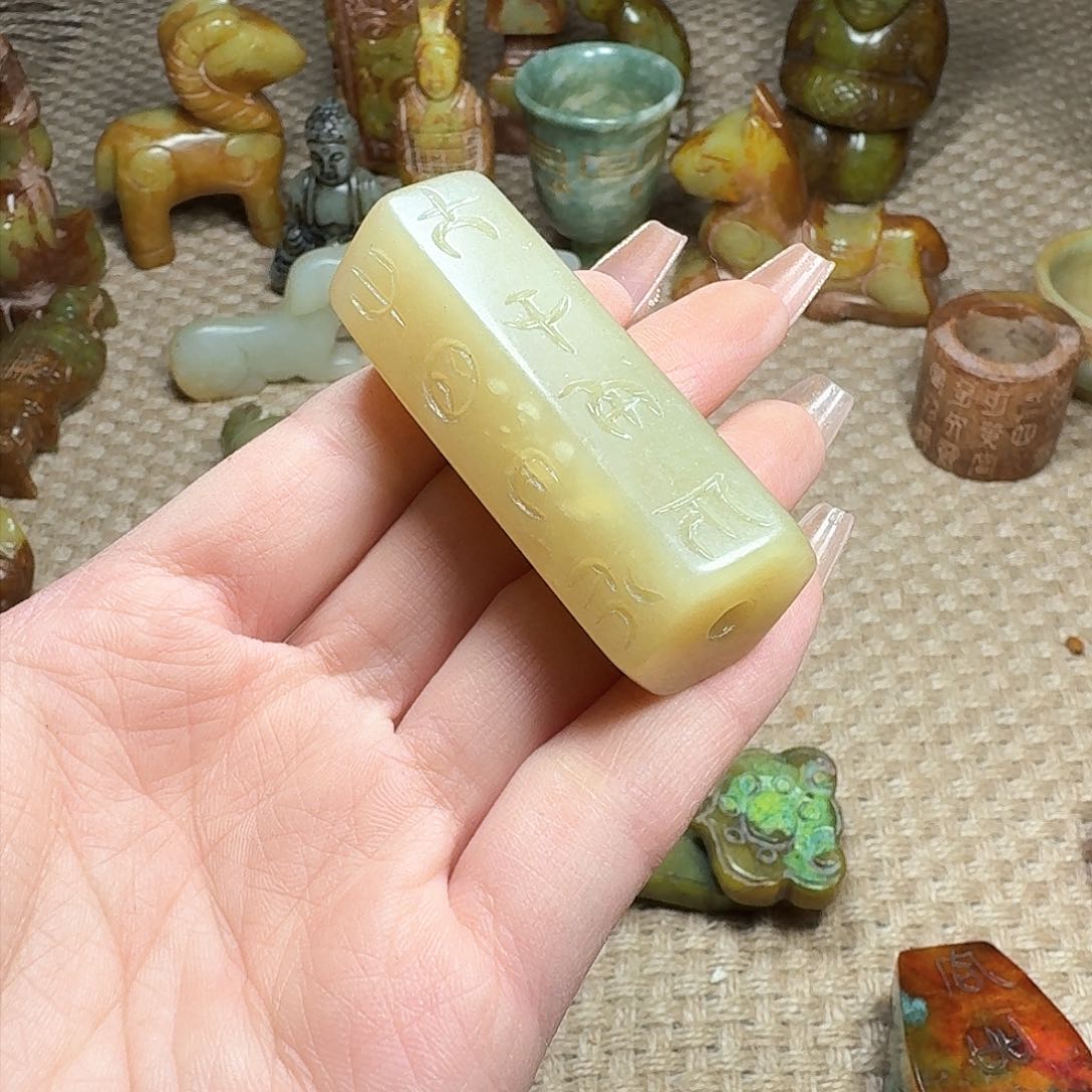 白玉菩提吊坠挂件