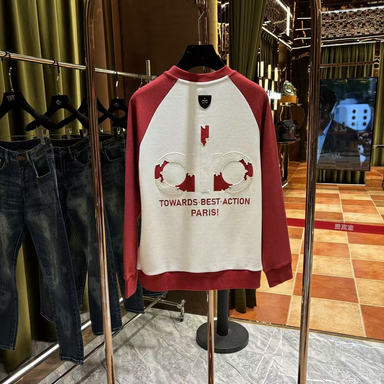 AX-TD.2025秋冬新品高级感时尚百搭休闲卫衣25819