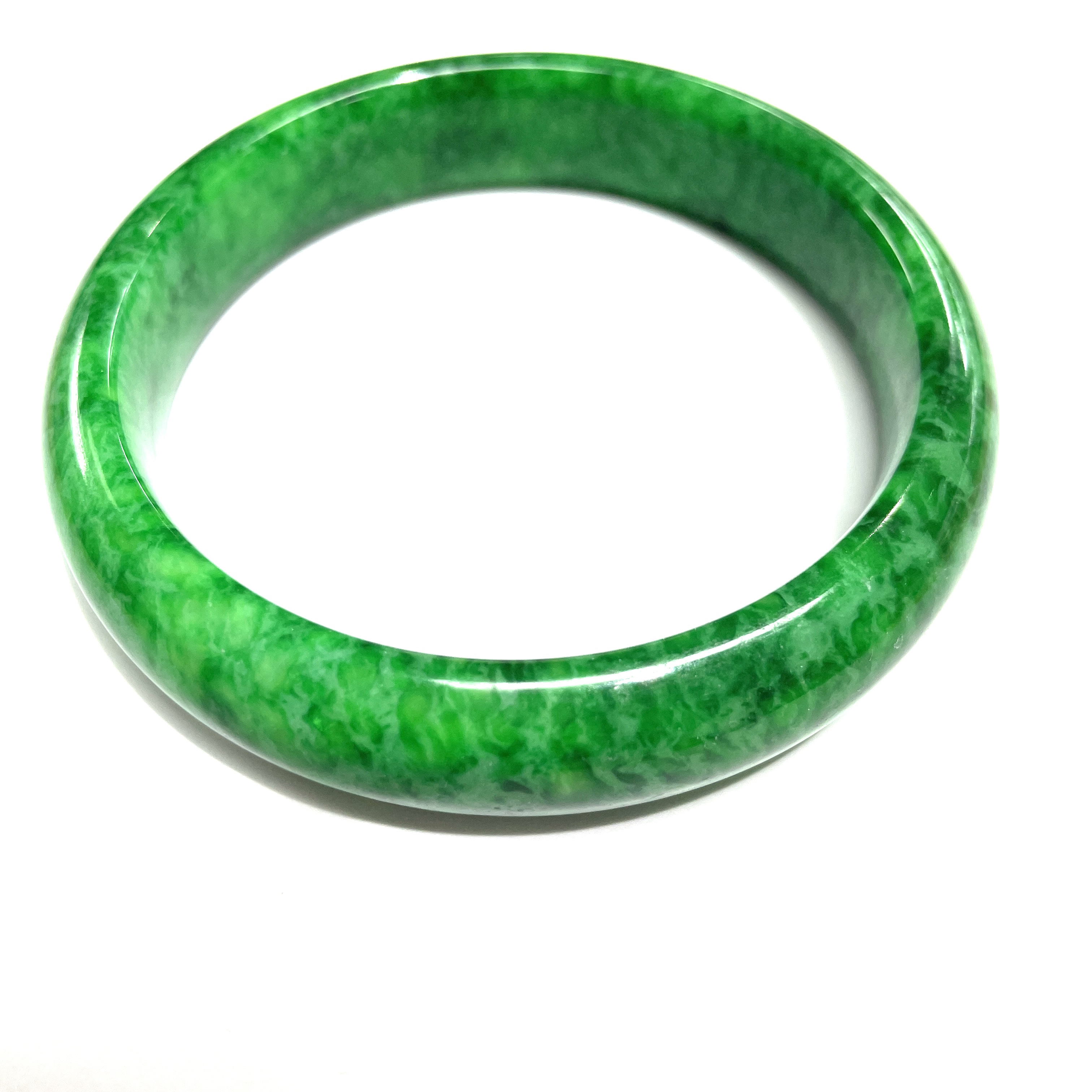 绿色满花纹正圈手镯正品爆款