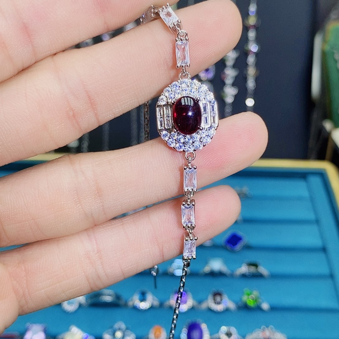 紫晶珠宝半成品银S925镶嵌