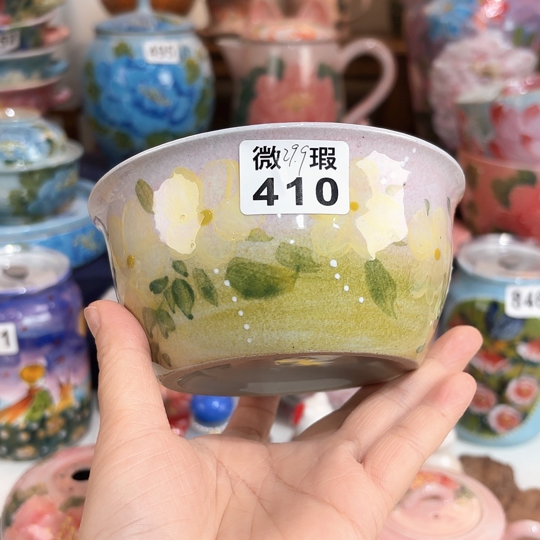 景德镇手绘高温釉下彩陶瓷茶具