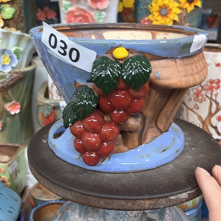 紫砂花盆粗陶材质多肉花盆