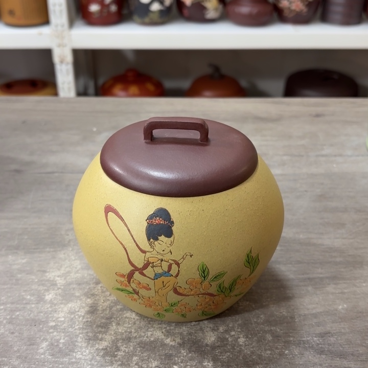 茶叶罐紫砂三到四两