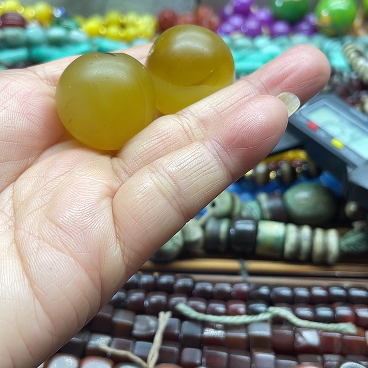 新***馆玛瑙/玉髓未镶嵌颈饰