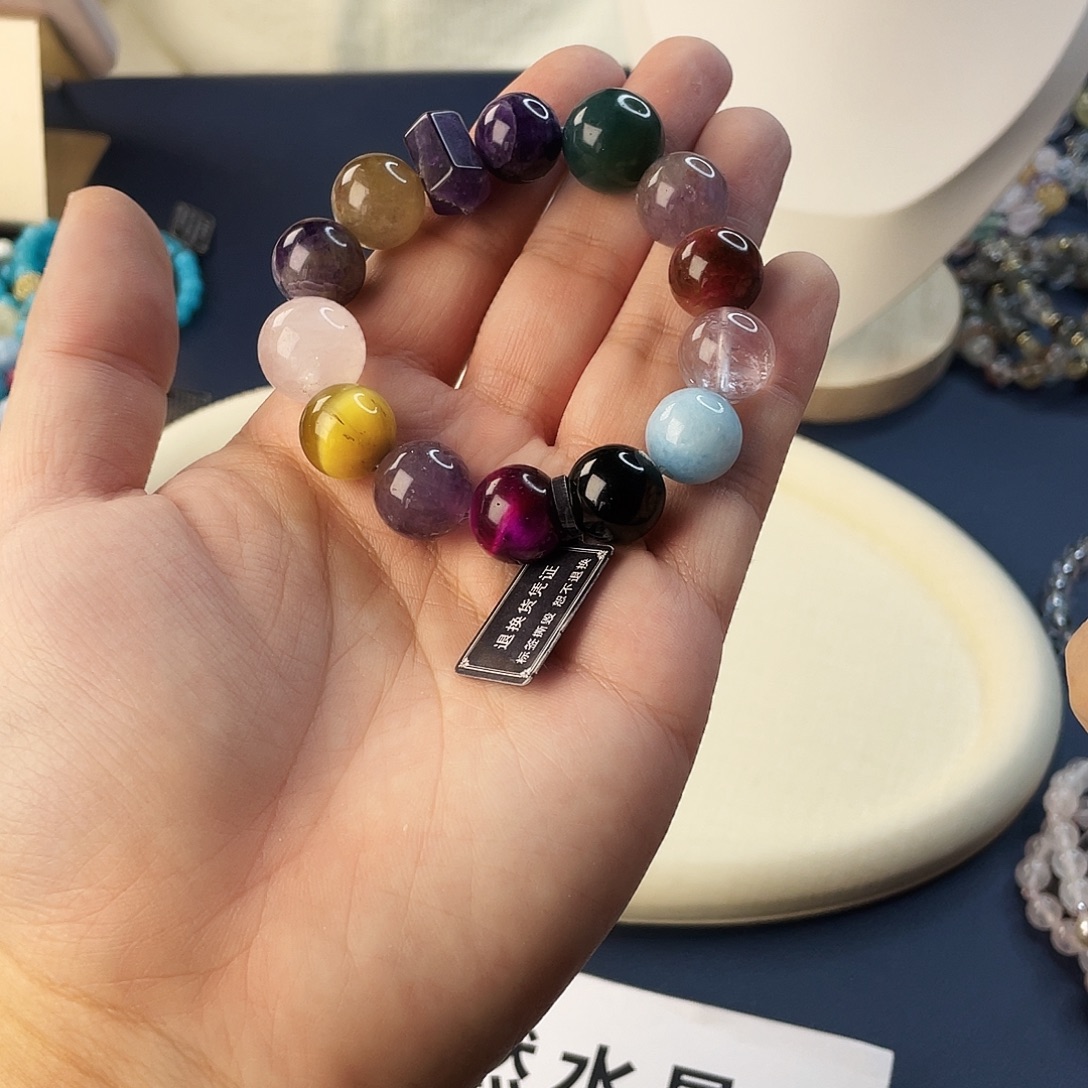 手链水晶银S925镶嵌