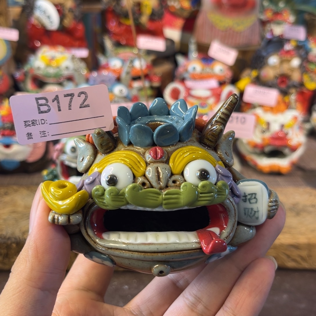 泥塑纯手工茶宠摆件