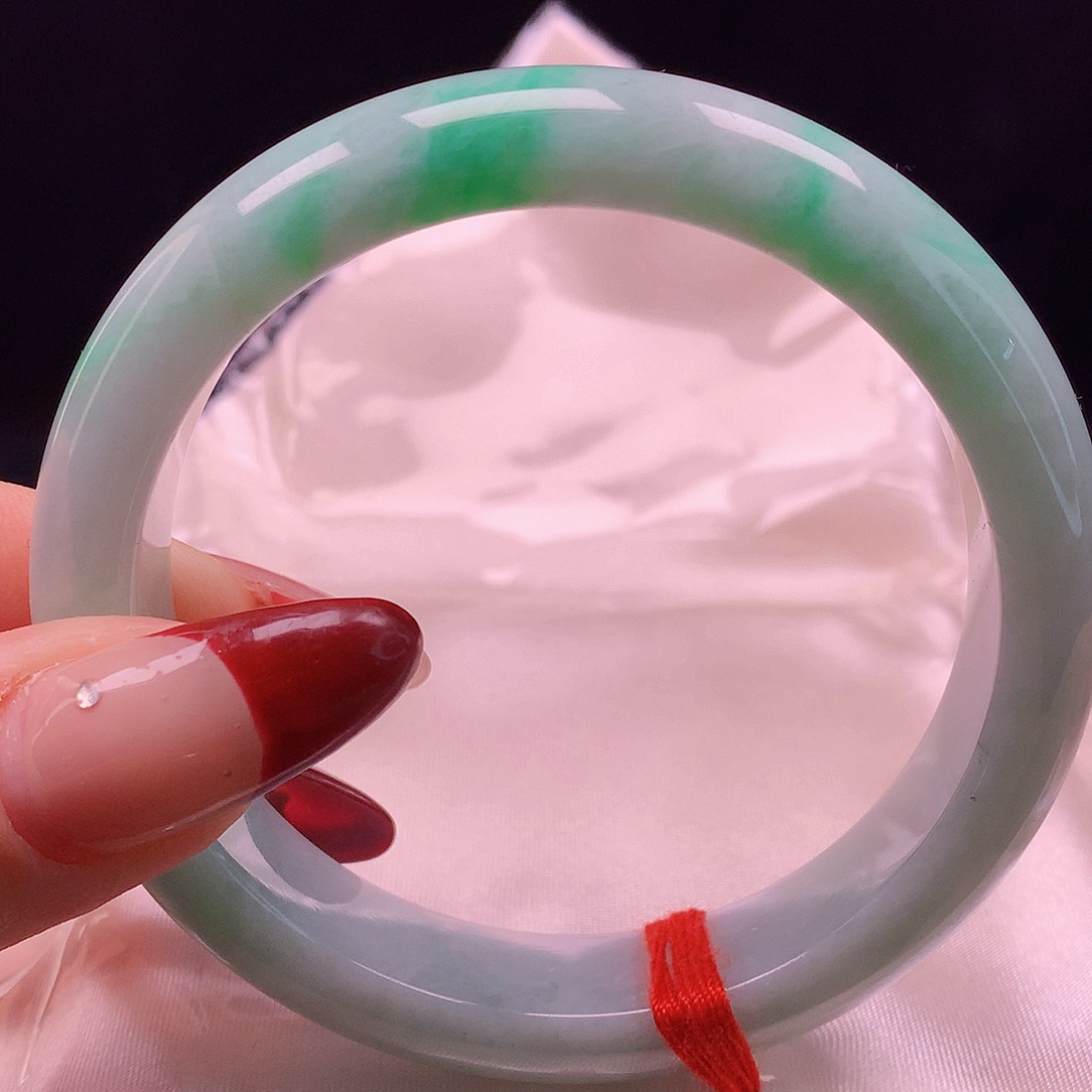 翡翠手镯未镶嵌天然翡翠5230