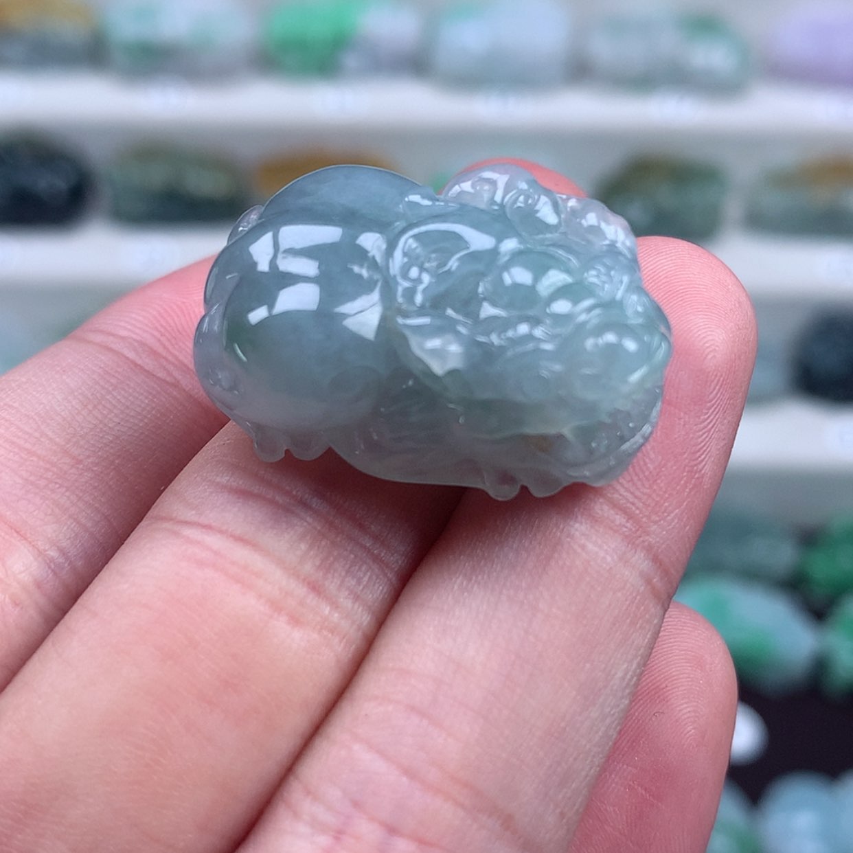 【闪购商品】翡翠未镶嵌颈饰貔貅