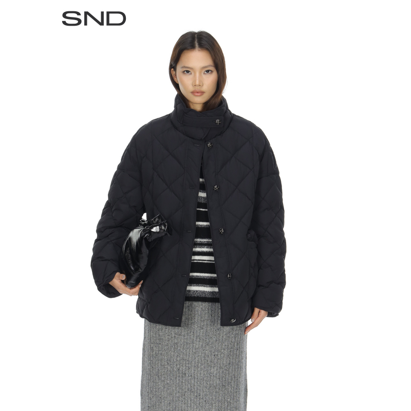 【NIAPARKA 设计师品牌】SND AW25 泡芙大廓形绗格龟背YR服
