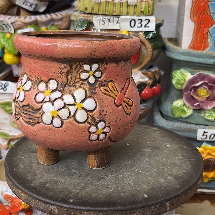 粗陶材质多肉花盆