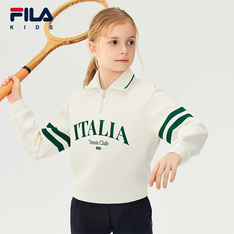 女童半高领拉链卫衣秋冬款保暖亲肤柔软K12G543220