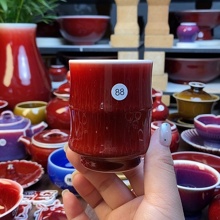 陶瓷景德镇名陶坊原矿郎红