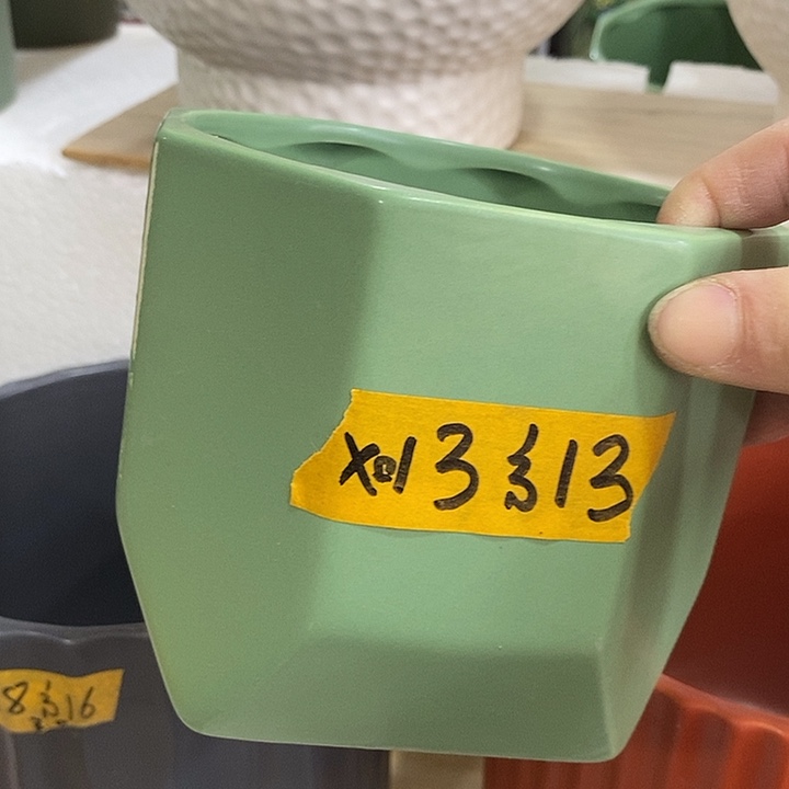 陶摆件陶盆有孔 瑕疵介意勿拍