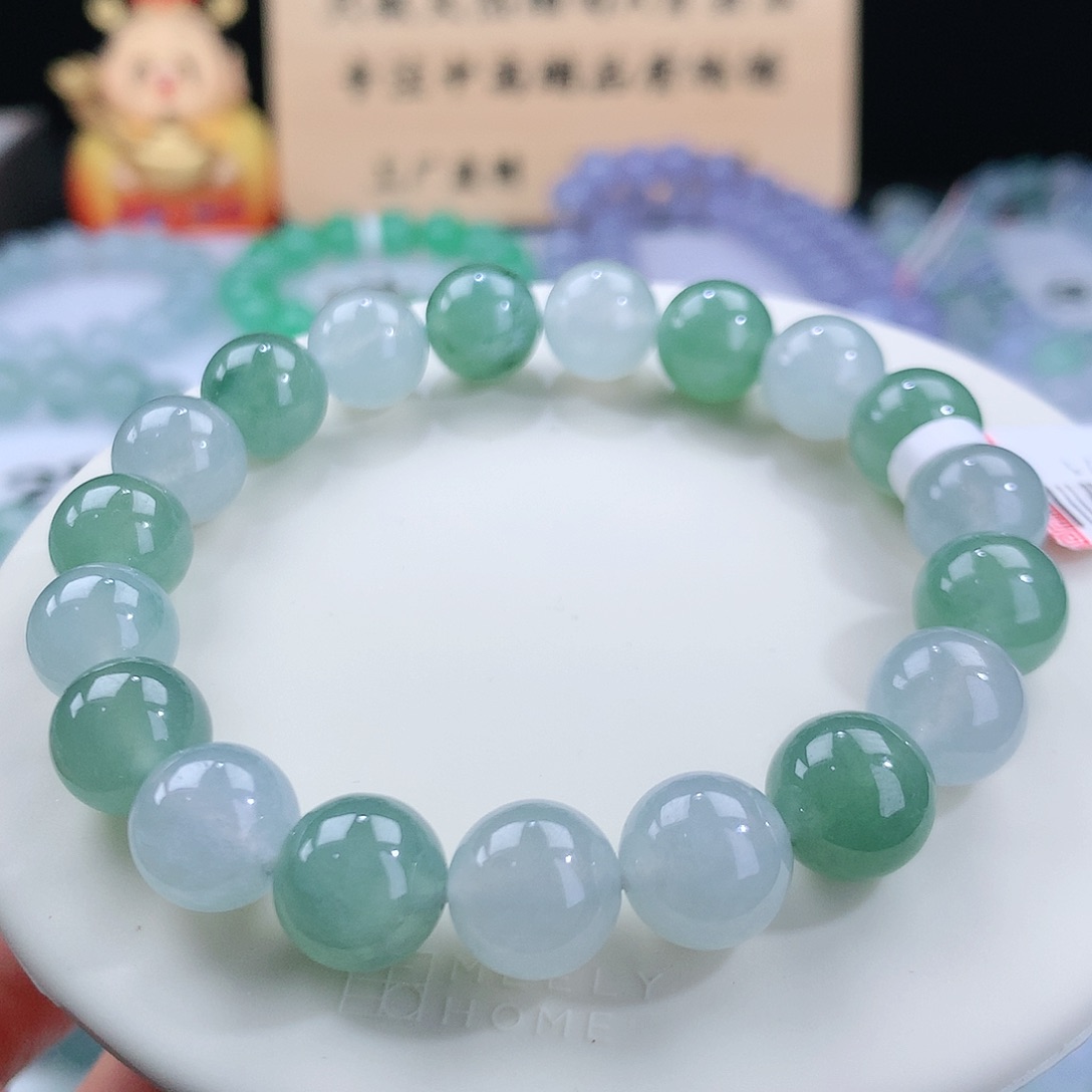 翡翠手链未镶嵌卡10